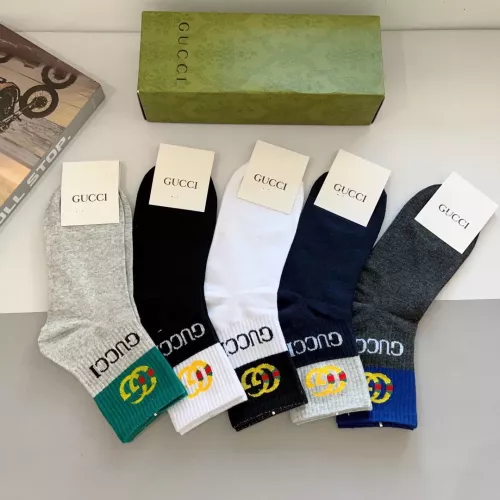 Replica Gucci Socks For Men #1279698 $29.00 USD for Wholesale