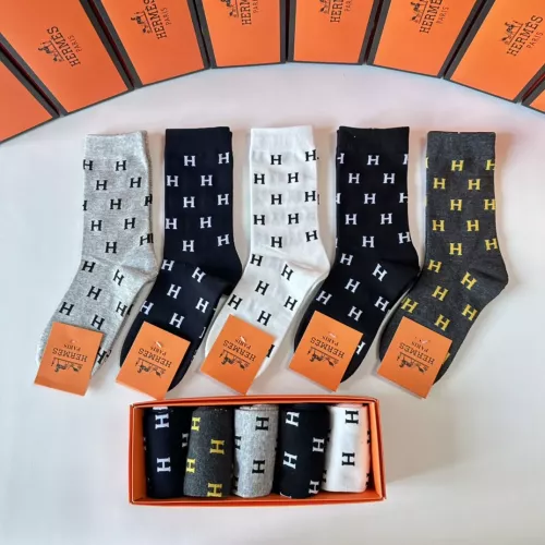 Hermes Socks #1279709 $29.00 USD, Wholesale Replica Hermes Socks