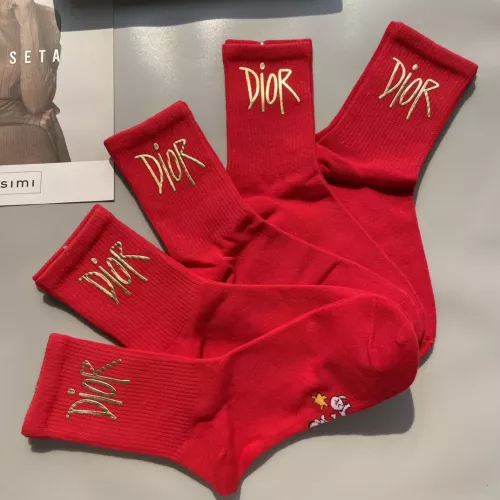 Replica Christian Dior Socks #1279720 $29.00 USD for Wholesale