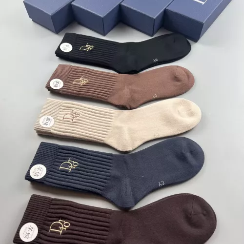 Replica Christian Dior Socks #1279721 $29.00 USD for Wholesale