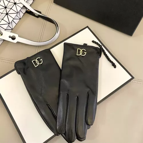 Replica Dolce & Gabbana Gloves For Women #1279752 $48.00 USD for Wholesale