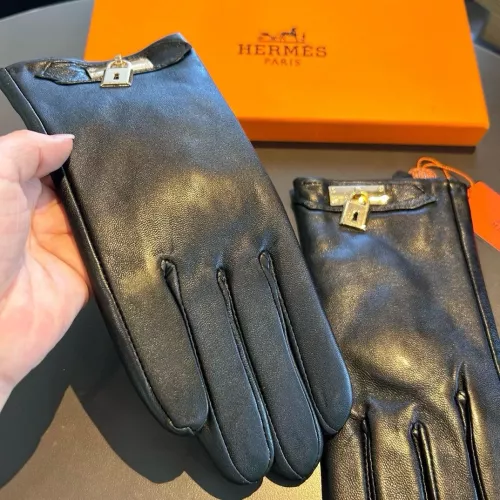 Replica Hermes Gloves For Women #1279779 $60.00 USD for Wholesale