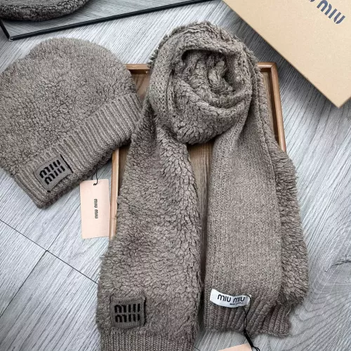 Replica MIU MIU Hat and Scarf Set #1279793 $52.00 USD for Wholesale