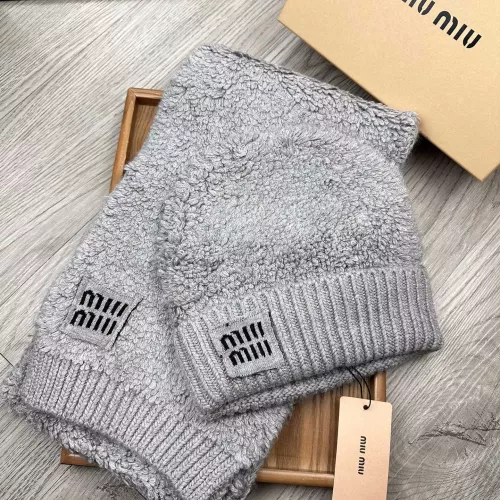 Replica MIU MIU Hat and Scarf Set #1279795 $52.00 USD for Wholesale