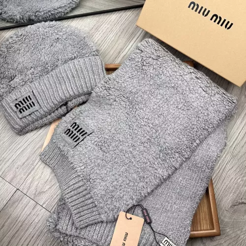 Replica MIU MIU Hat and Scarf Set #1279795 $52.00 USD for Wholesale