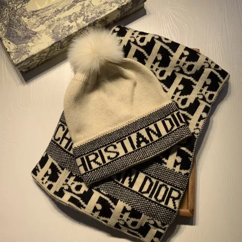 Christian Dior Hat and Scarf Set #1279804 $60.00 USD, Wholesale Replica Christian Dior Hat and Scarf and Glove Set