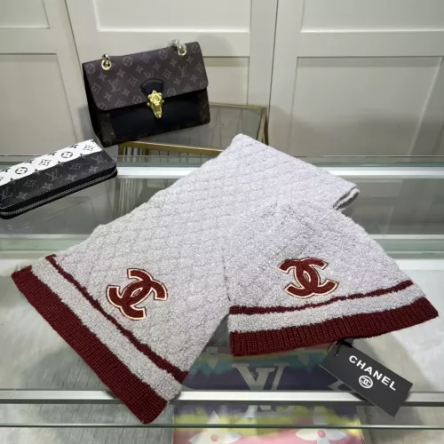 Chanel Hat and Scarf Set #1279816 $48.00 USD, Wholesale Replica Chanel Hat and Scarf and Glove Set