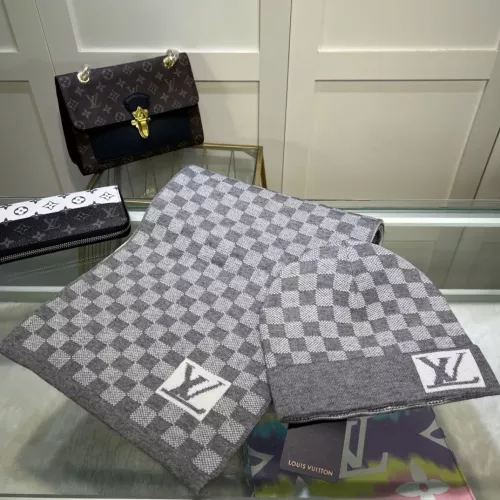 Louis Vuitton LV Hat and Scarf Set #1279818 $48.00 USD, Wholesale Replica Louis Vuitton LV Hat and Scarf and Glove Set