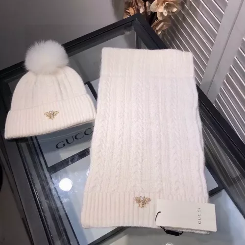 Gucci Hat and Scarf Set #1279863 $56.00 USD, Wholesale Replica Gucci Hat and Scarf and Glove Set