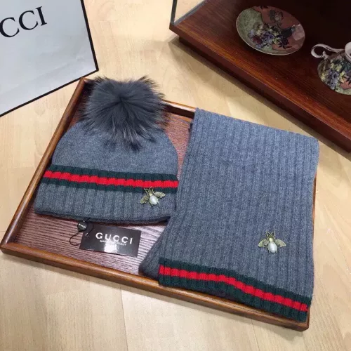 Gucci Hat and Scarf Set #1279866 $56.00 USD, Wholesale Replica Gucci Hat and Scarf and Glove Set