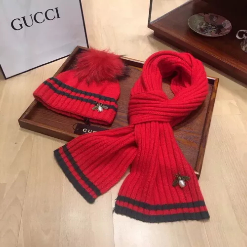 Replica Gucci Hat and Scarf Set #1279867 $56.00 USD for Wholesale