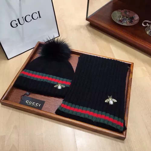 Gucci Hat and Scarf Set #1279868 $56.00 USD, Wholesale Replica Gucci Hat and Scarf and Glove Set