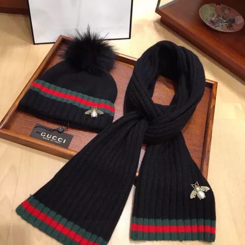 Replica Gucci Hat and Scarf Set #1279868 $56.00 USD for Wholesale