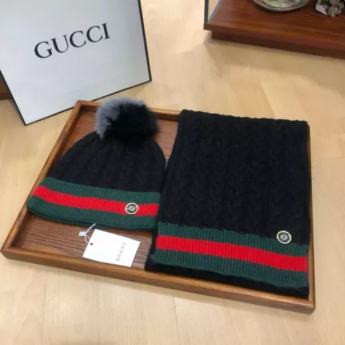 Gucci Hat and Scarf Set #1279872 $56.00 USD, Wholesale Replica Gucci Hat and Scarf and Glove Set