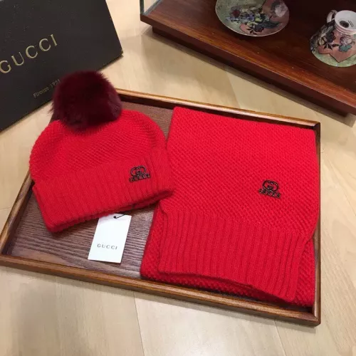 Gucci Hat and Scarf Set #1279873 $56.00 USD, Wholesale Replica Gucci Hat and Scarf and Glove Set