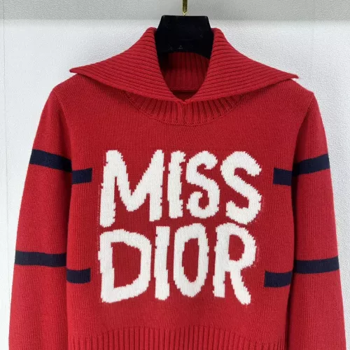 Replica Christian Dior Sweaters Long Sleeved For Women #1279879 $96.00 USD for Wholesale