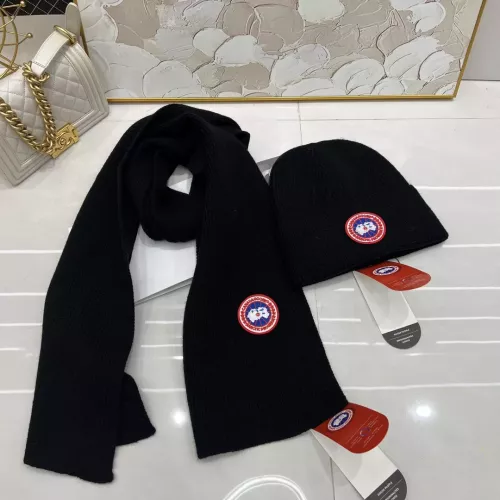 Canada Goose Hat and Scarf Set #1279880 $42.00 USD, Wholesale Replica Canada Goose Hat and Scarf and Glove Set