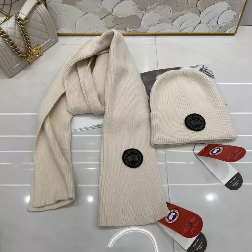 Canada Goose Hat and Scarf Set #1279883 $42.00 USD, Wholesale Replica Canada Goose Hat and Scarf and Glove Set