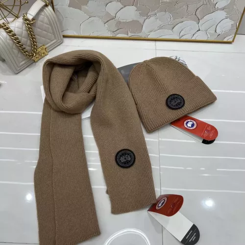 Canada Goose Hat and Scarf Set #1279886 $42.00 USD, Wholesale Replica Canada Goose Hat and Scarf and Glove Set