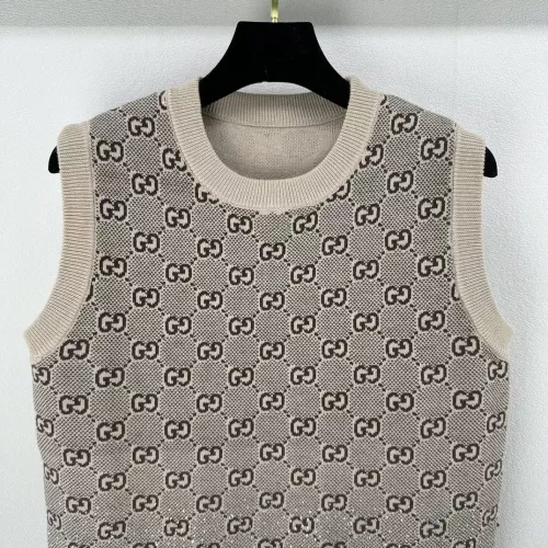 Replica Gucci Sweaters Sleeveless For Women #1279888 $98.00 USD for Wholesale