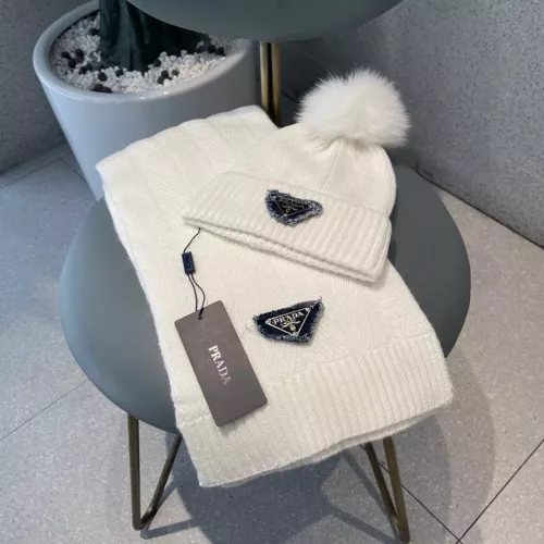 Prada Hat and Scarf Set #1279935 $60.00 USD, Wholesale Replica Prada Hat and Scarf and Glove Set