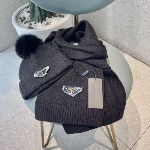 Replica Prada Hat and Scarf Set #1279936 $60.00 USD for Wholesale