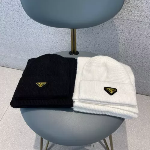 Replica Prada Hat and Scarf Set #1279937 $52.00 USD for Wholesale