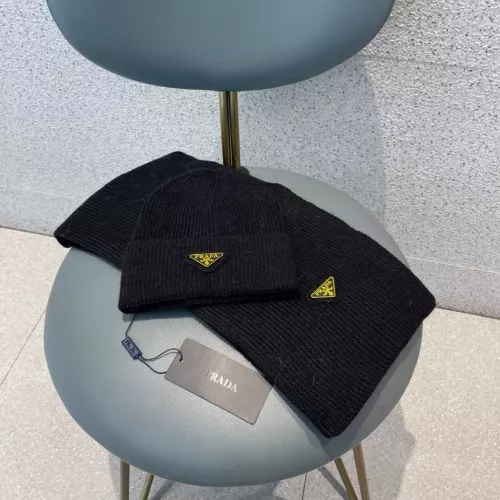 Prada Hat and Scarf Set #1279938 $52.00 USD, Wholesale Replica Prada Hat and Scarf and Glove Set