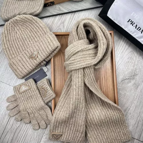 Replica Prada Hat and Scarf and Glove Set #1279940 $52.00 USD for Wholesale