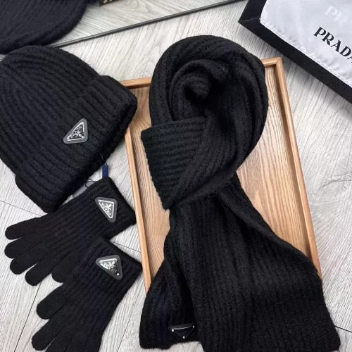 Replica Prada Hat and Scarf and Glove Set #1279943 $52.00 USD for Wholesale