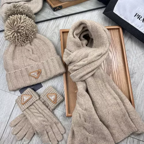 Replica Prada Hat and Scarf and Glove Set #1279946 $52.00 USD for Wholesale