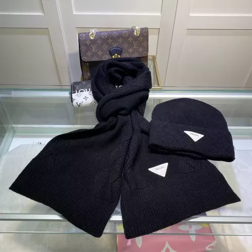 Replica Prada Hat and Scarf Set #1279958 $48.00 USD for Wholesale