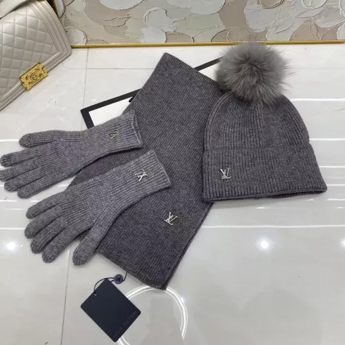 Louis Vuitton LV Hat and Scarf and Glove Set #1279968 $48.00 USD, Wholesale Replica Louis Vuitton LV Hat and Scarf and Glove Set