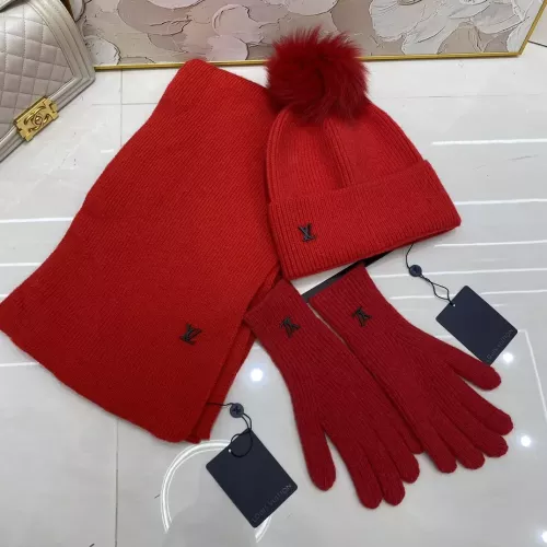 Louis Vuitton LV Hat and Scarf and Glove Set #1279969 $48.00 USD, Wholesale Replica Louis Vuitton LV Hat and Scarf and Glove Set