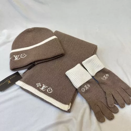 Louis Vuitton LV Hat and Scarf and Glove Set #1279973 $72.00 USD, Wholesale Replica Louis Vuitton LV Hat and Scarf and Glove Set