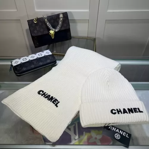 Chanel Hat and Scarf Set #1279985 $48.00 USD, Wholesale Replica Chanel Hat and Scarf and Glove Set