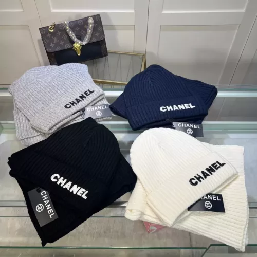 Replica Chanel Hat and Scarf Set #1279985 $48.00 USD for Wholesale