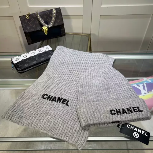 Chanel Hat and Scarf Set #1279986 $48.00 USD, Wholesale Replica Chanel Hat and Scarf and Glove Set