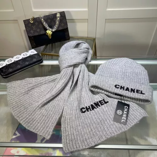 Replica Chanel Hat and Scarf Set #1279986 $48.00 USD for Wholesale