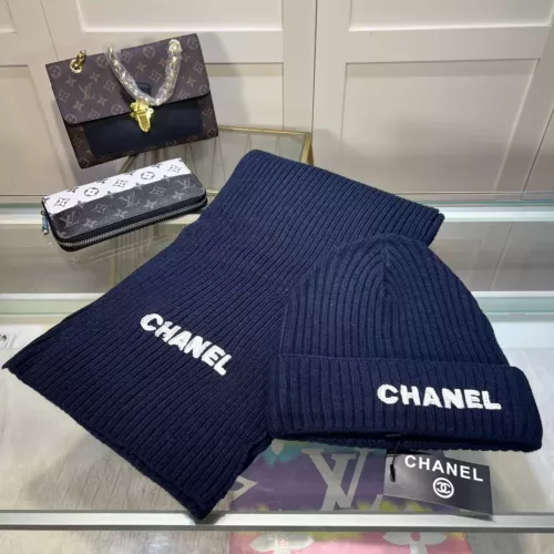 Chanel Hat and Scarf Set #1279987 $48.00 USD, Wholesale Replica Chanel Hat and Scarf and Glove Set