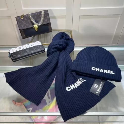 Replica Chanel Hat and Scarf Set #1279987 $48.00 USD for Wholesale