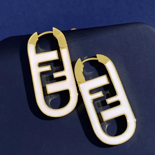 Fendi Earrings For Women #1279998 $34.00 USD, Wholesale Replica Fendi Earrings