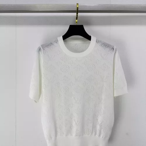 Louis Vuitton LV Sweaters Short Sleeved For Women #1280007 $80.00 USD, Wholesale Replica Louis Vuitton LV Sweaters