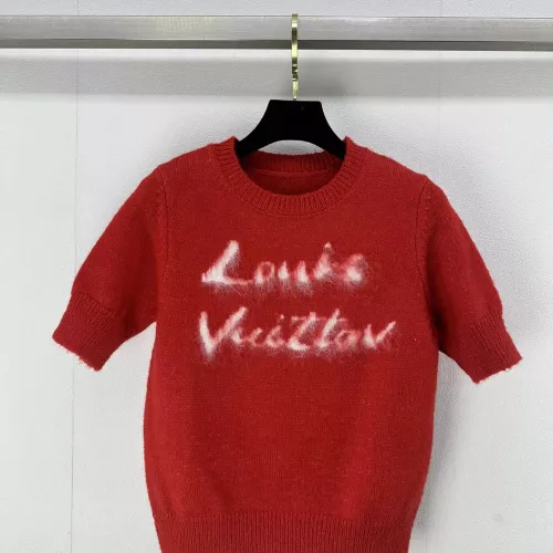 Louis Vuitton LV Sweaters Short Sleeved For Women #1280009 $80.00 USD, Wholesale Replica Louis Vuitton LV Sweaters