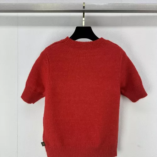 Replica Louis Vuitton LV Sweaters Short Sleeved For Women #1280009 $80.00 USD for Wholesale