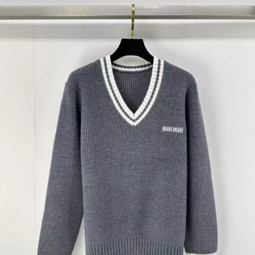 MIU MIU Sweater Long Sleeved For Women #1280013 $96.00 USD, Wholesale Replica MIU MIU Sweater