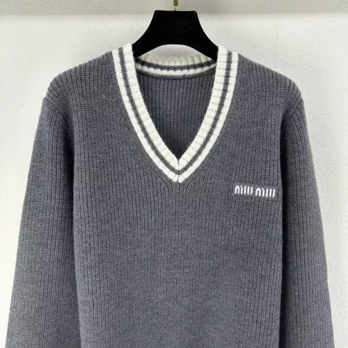 Replica MIU MIU Sweater Long Sleeved For Women #1280013 $96.00 USD for Wholesale