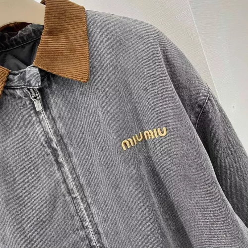 Replica MIU MIU Jackets Long Sleeved For Women #1280028 $108.00 USD for Wholesale