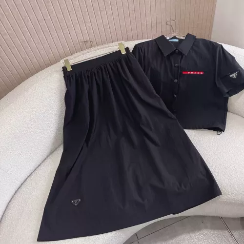 Replica Prada Tracksuits Short Sleeved For Women #1280116 $102.00 USD for Wholesale