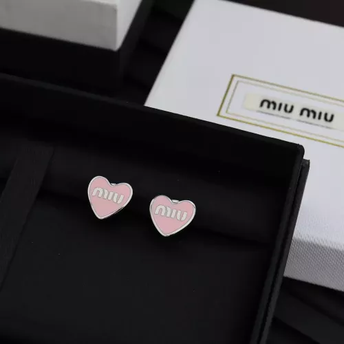 Replica MIU MIU Earrings For Women #1280297 $27.00 USD for Wholesale